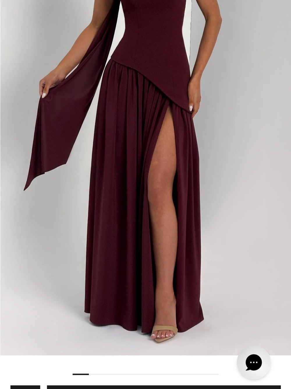 Babyboo Maliyah Dress in Cherry Lacquer
